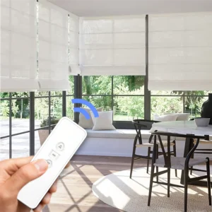 نظام الستائر الرومانية الكهربائي (Motorised Roman Blind System)